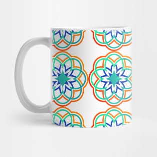 Abstract roses pattern Mug